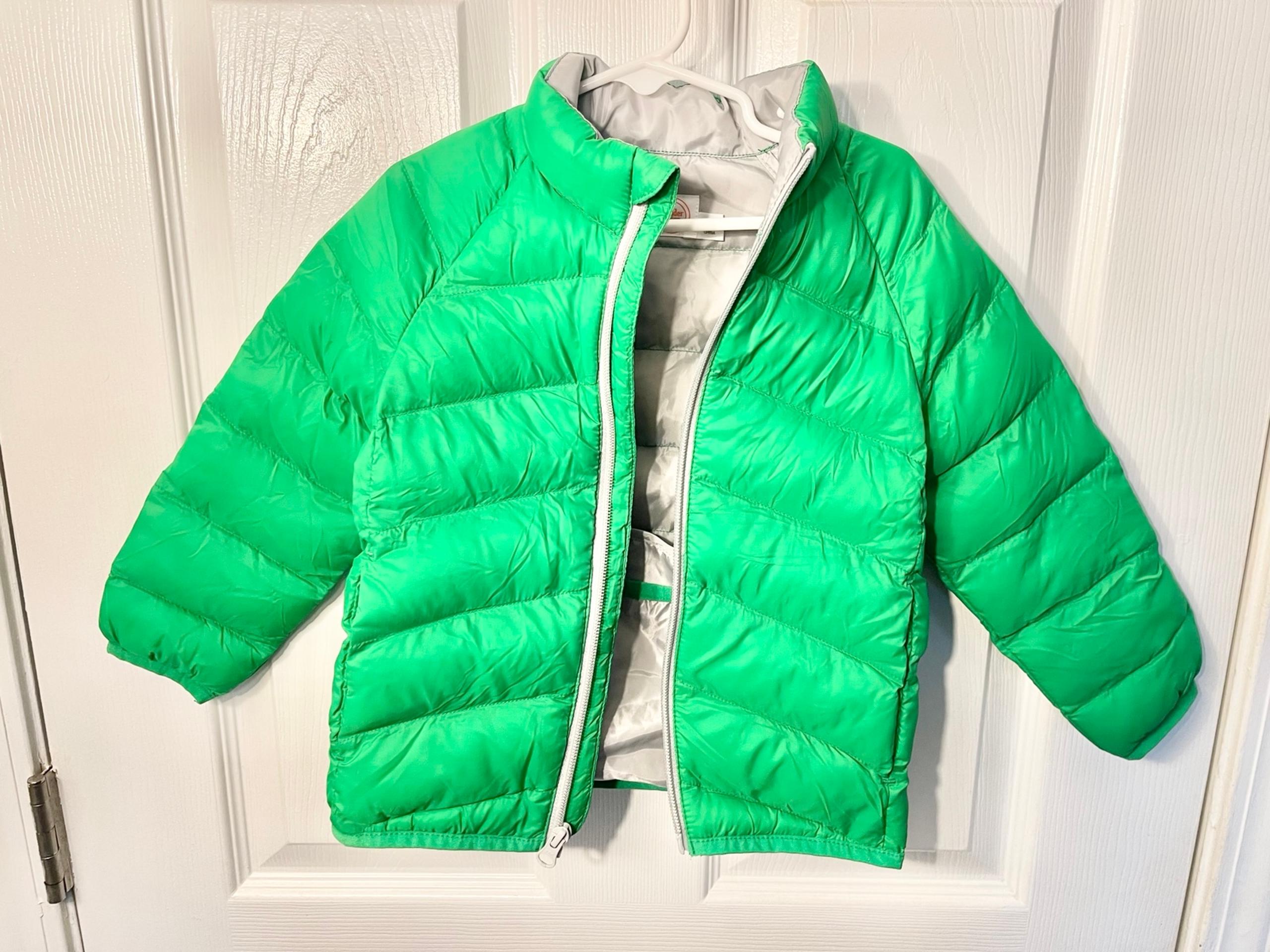Toddler boy Wonder Nation green puffer jacket size 3T