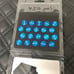 20PCs Blue Project U Style Lug Nuts M12x1.5