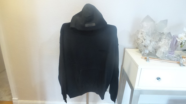 NWT Fear Of God Essentials Men Black Hoodie Brand New With Tags Men Sz XS W/Bag