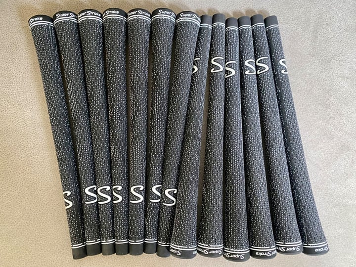 13pcs SuperStroke S-Tech Cord Golf Grips Black Standard Size