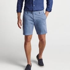 Peter Millar CONCORDE GARMENT DYED Shorts Mens Size 40 Blue Riva MSRP 140