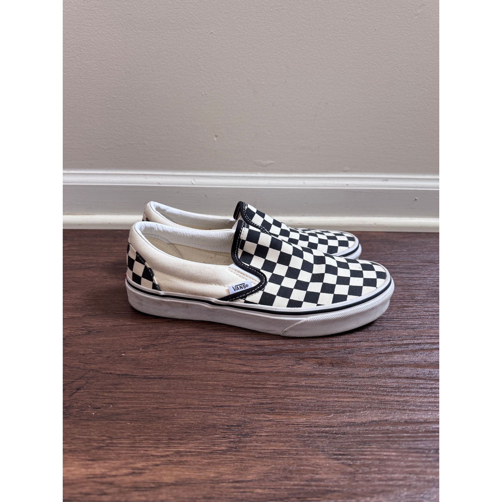 Vans Checkerboard Slip on Sneakers