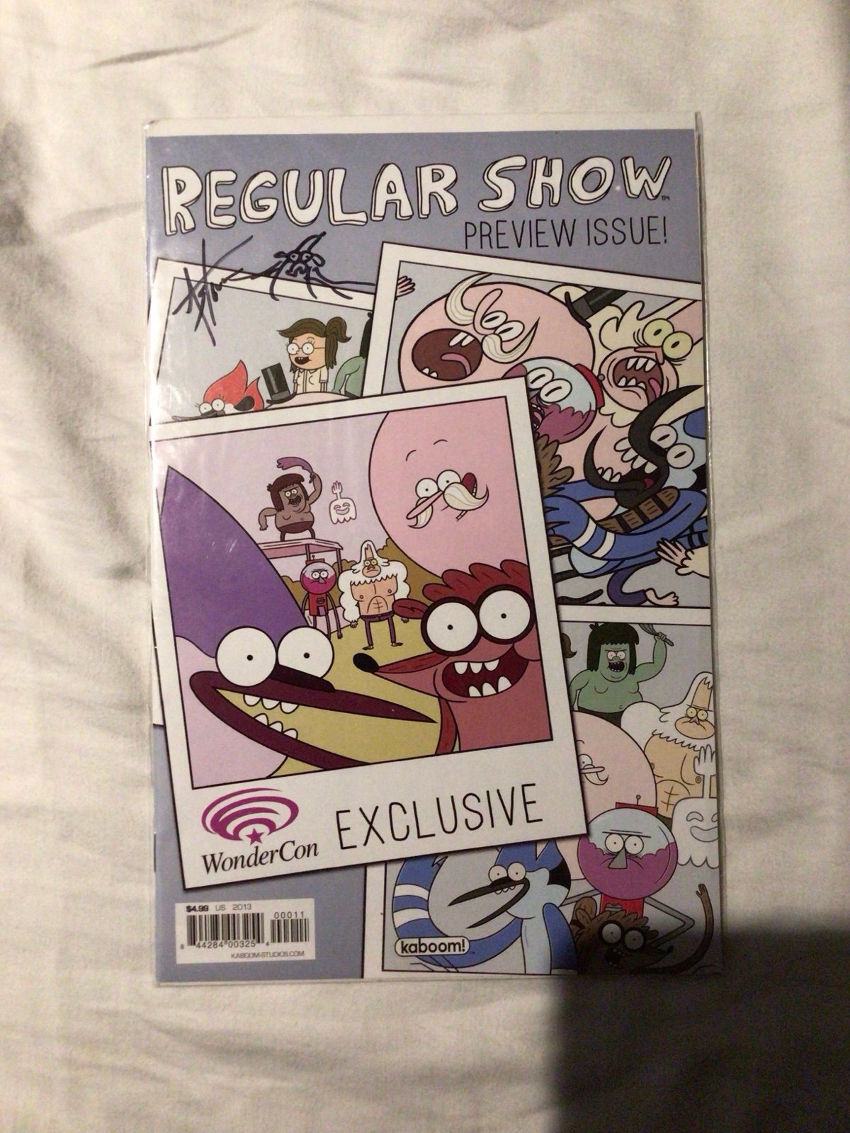 Regular Show Exclusive Wondercon Comic Book - SIGNED