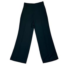 Zara Women Pleated Wide Leg Pants with Belt Loops 6