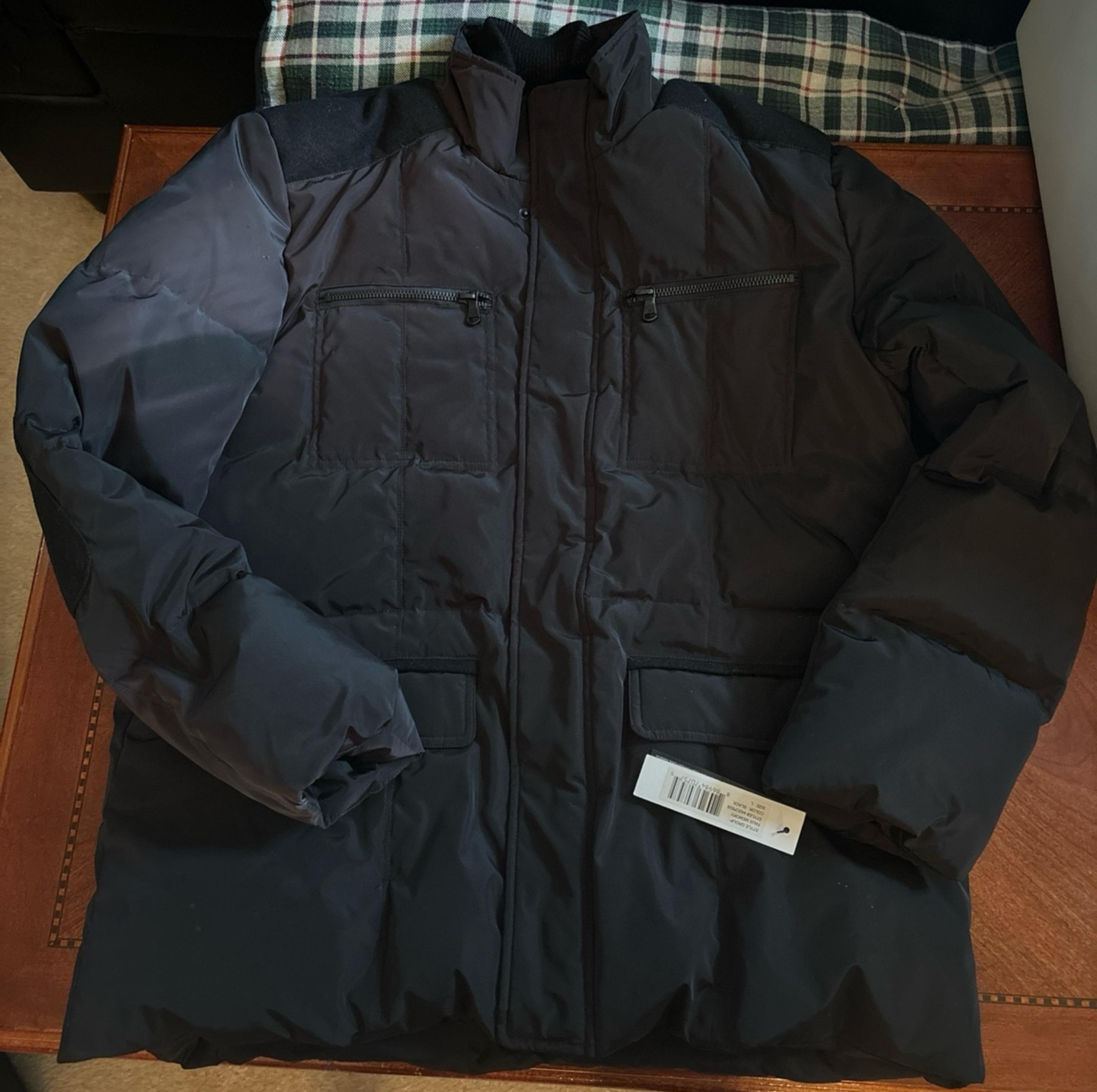 Men’s Winter Coat Black Large