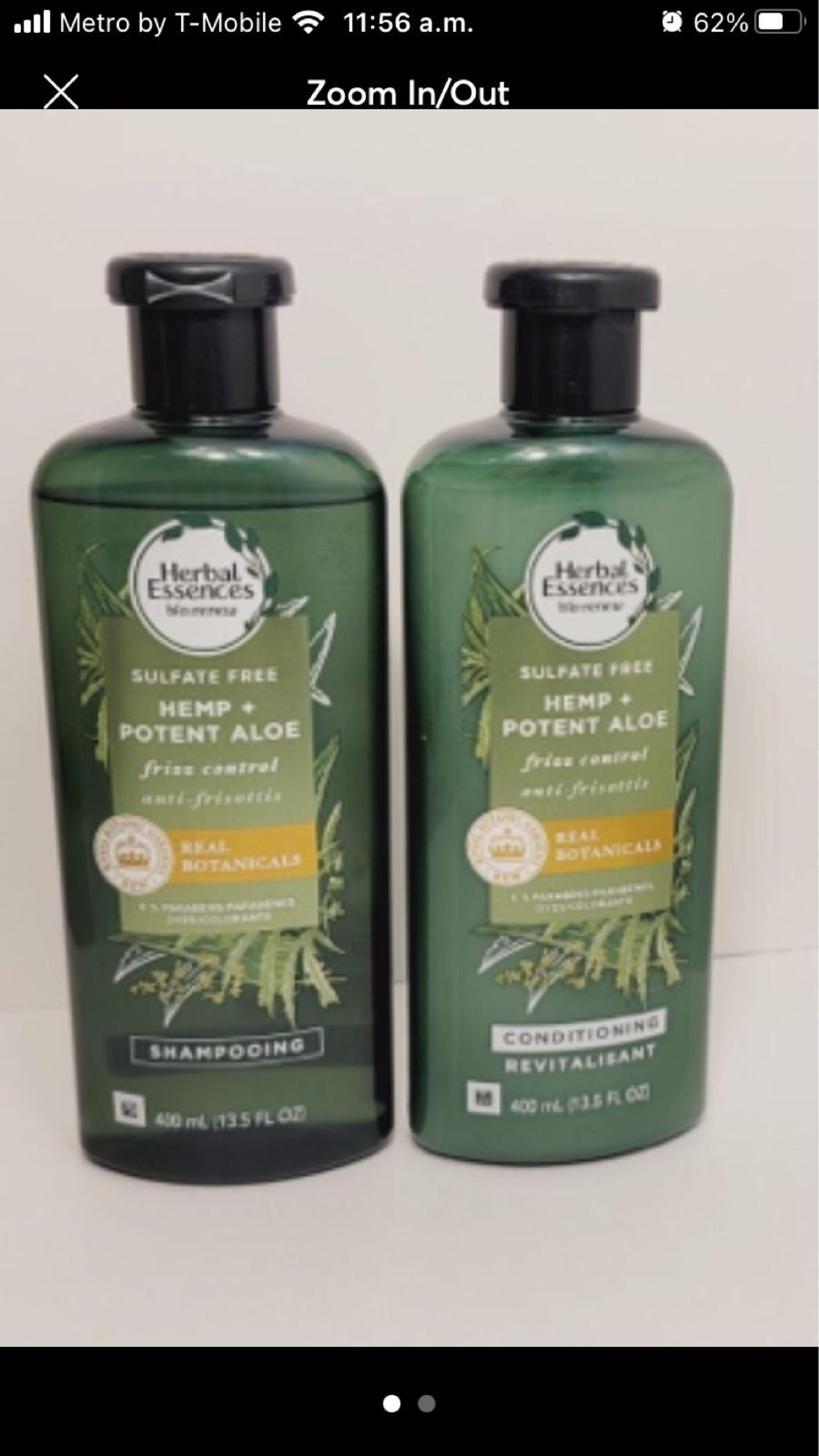 Herbal Essences Bio Renew Hemp + Potent Aloe Shampoo & Conditioner