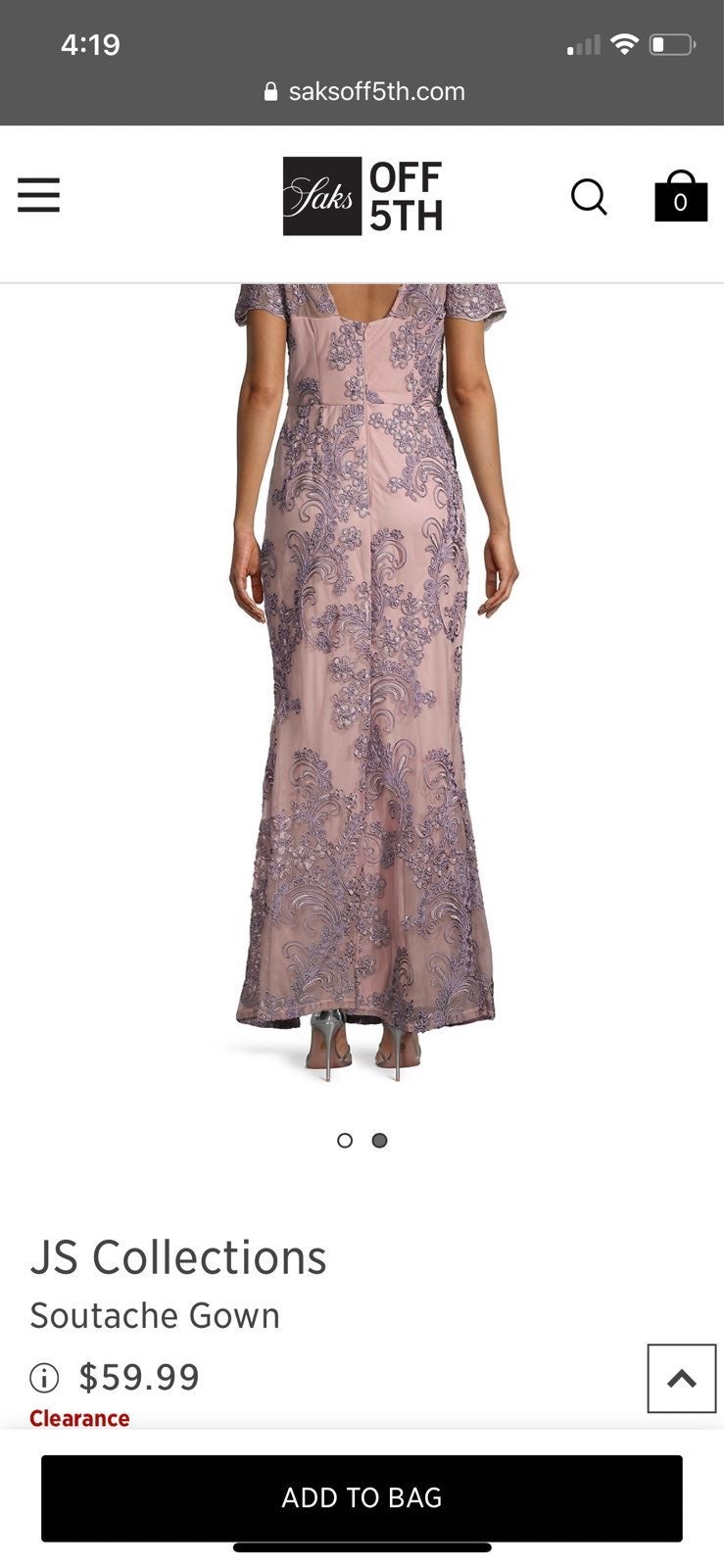 NEW js collections embroidered maxi dres