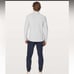 Lululemon Surge Warm 1/2 Zip Light Gray Heathered Sea Salt Sz XL