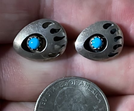 bear paw Earrings