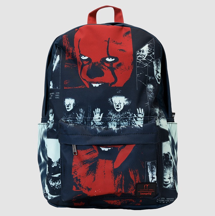 I Heart Horror It Pennywise Glow Nylon Full-Size Backpack