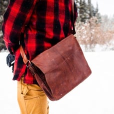 ALI MEDIUM FLAP MESSENGER BAG - WHISKEY