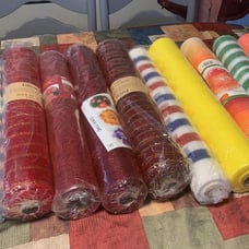 21 in mesh ribbon craft wreath 17 rolls