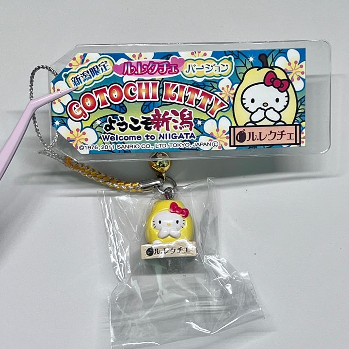 Sanrio Hello Kitty Pear Box Niigata Gotochi Phone Charm