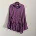 NWOT Ronny Kobo Revolve Women's Size Small Purple Silk Blend Brenda Mini Dress