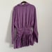 NWOT Ronny Kobo Revolve Women's Size Small Purple Silk Blend Brenda Mini Dress