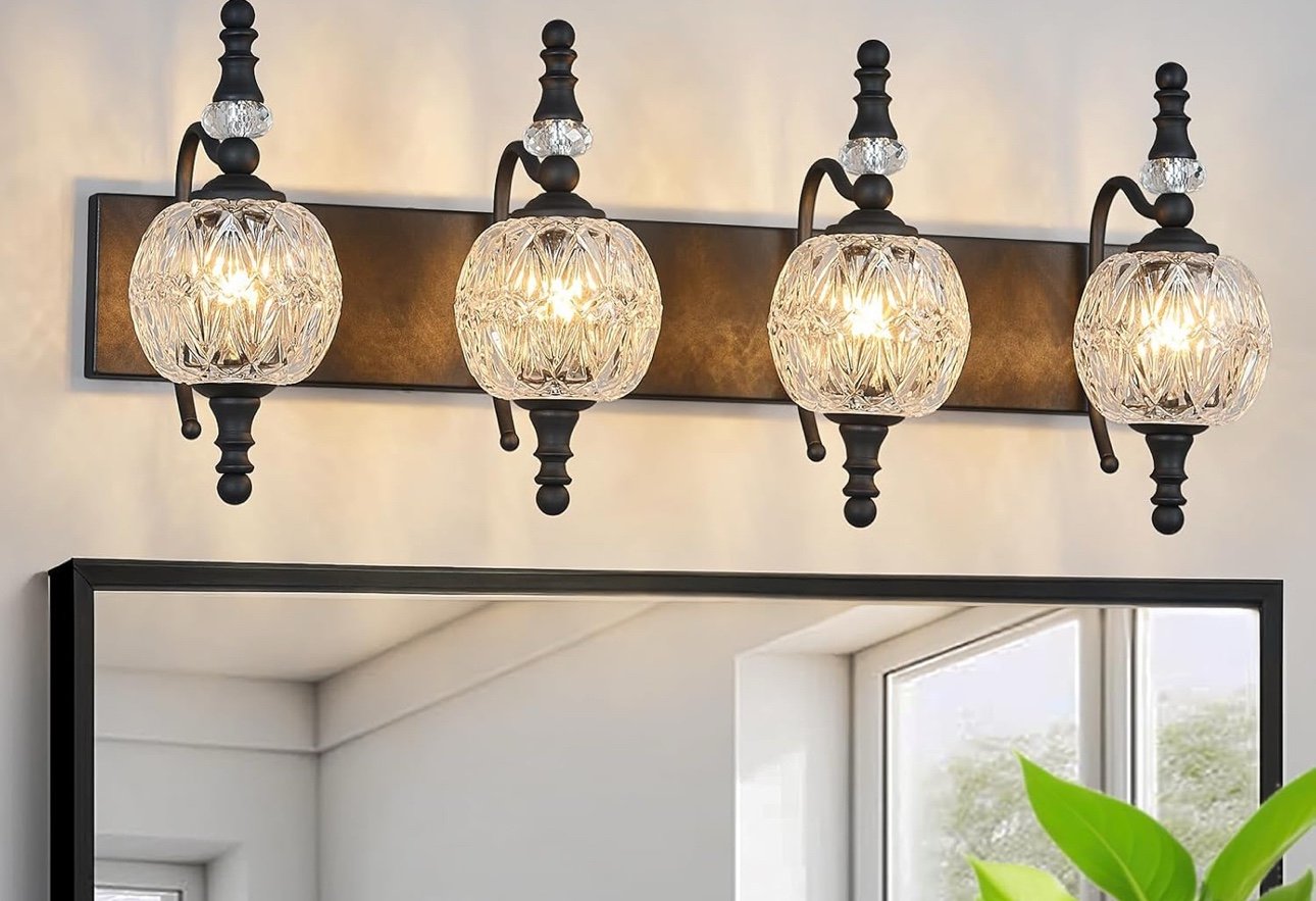 Modern Vanity Lighting Fixtures - 27.95 Inch Dimmable Wall Mounted Vanity Lamp,B