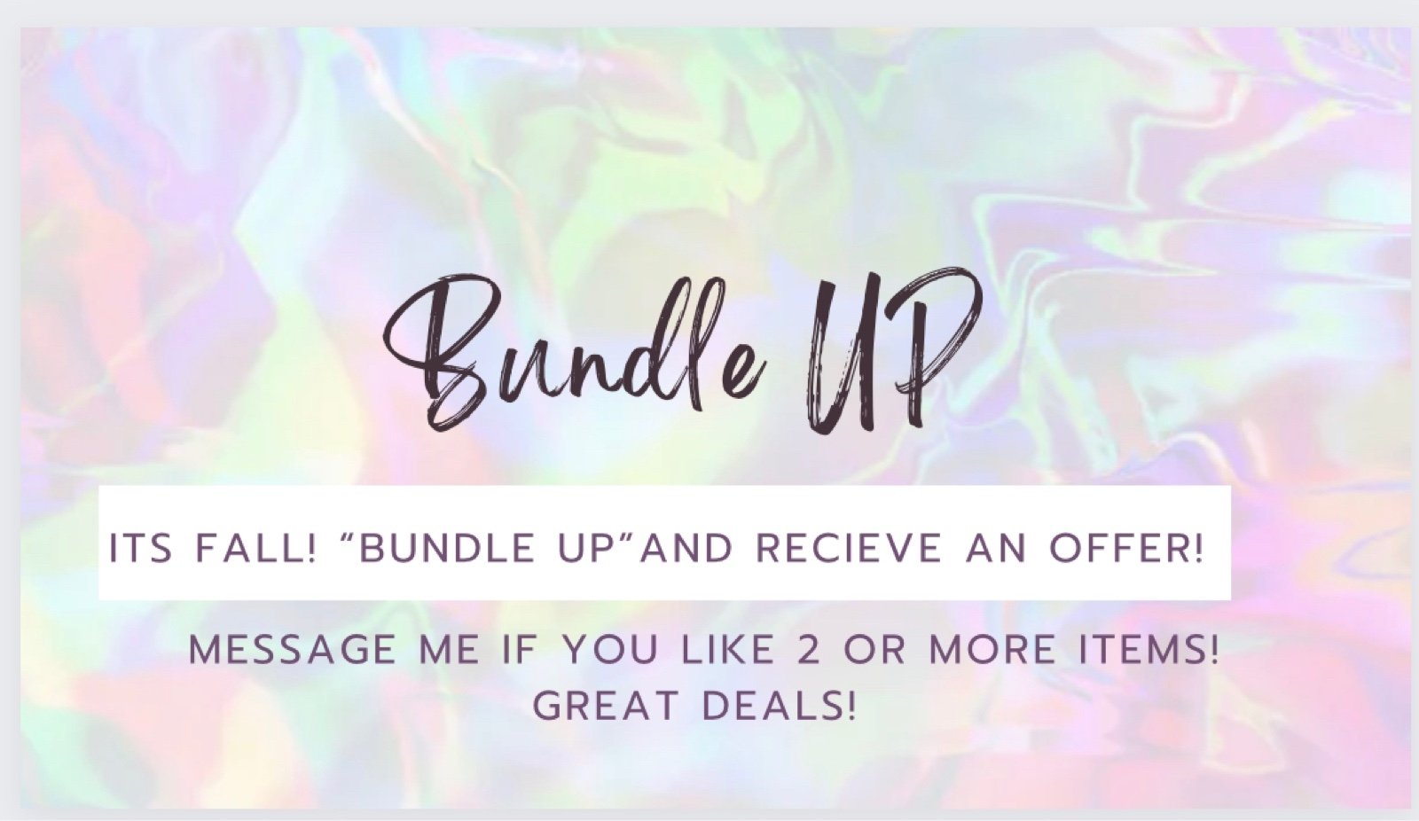 Bundle Deals!!!!!