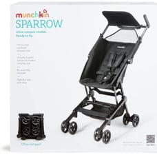 Munchkin Sparrow Travel Baby Stroller - Black