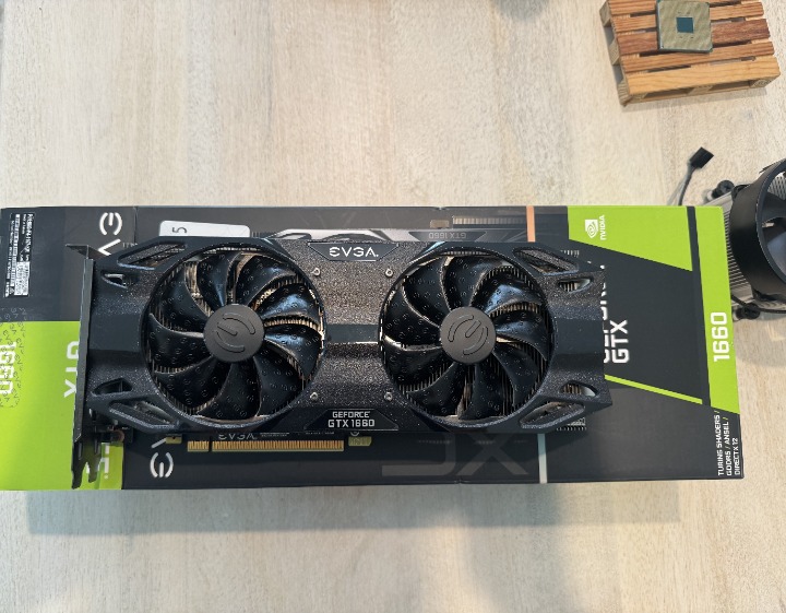 EVGA GTX 1660 XC GPU with AMD Ryzen 5 2600X CPU Bundle