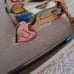 DOONEY & BOURKE RETRO RAINBOW HEARTS WRISTLET #6