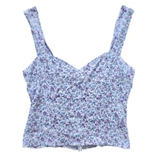 Reformation Floral Crop Top 12 Cottagecore Summer Farmhouse Fairy
