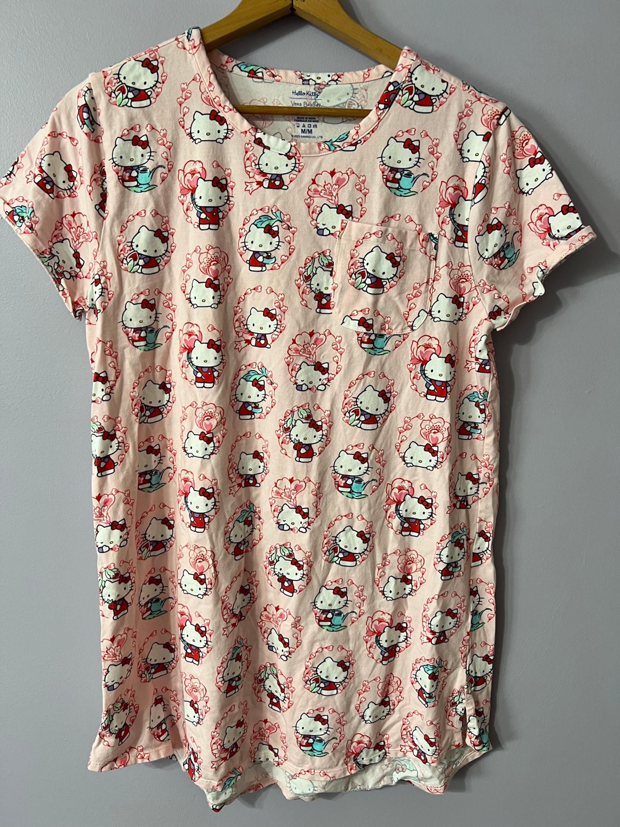 Vera Bradley Hello Kitty Shirt Dress Medium