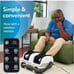 Shiatsu FootCloud Massage Shiatsu Foot Massager with Heat - Feet Massager for Re