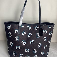 Coach City Tote In Signature Canvas