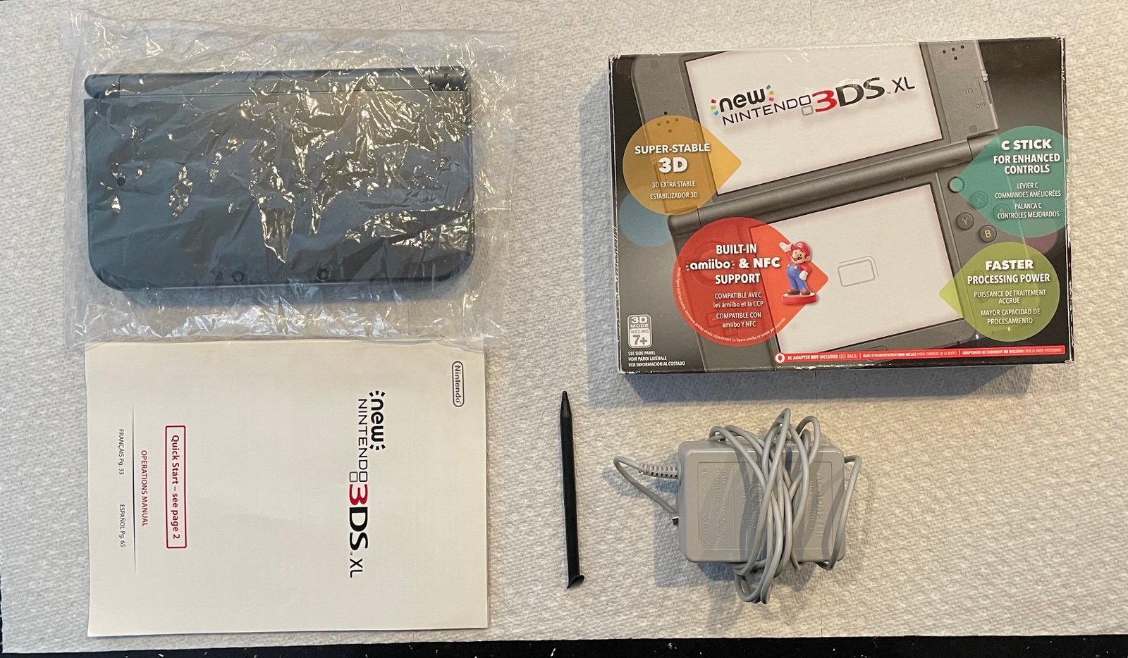 New Nintendo 3DS XL in Black