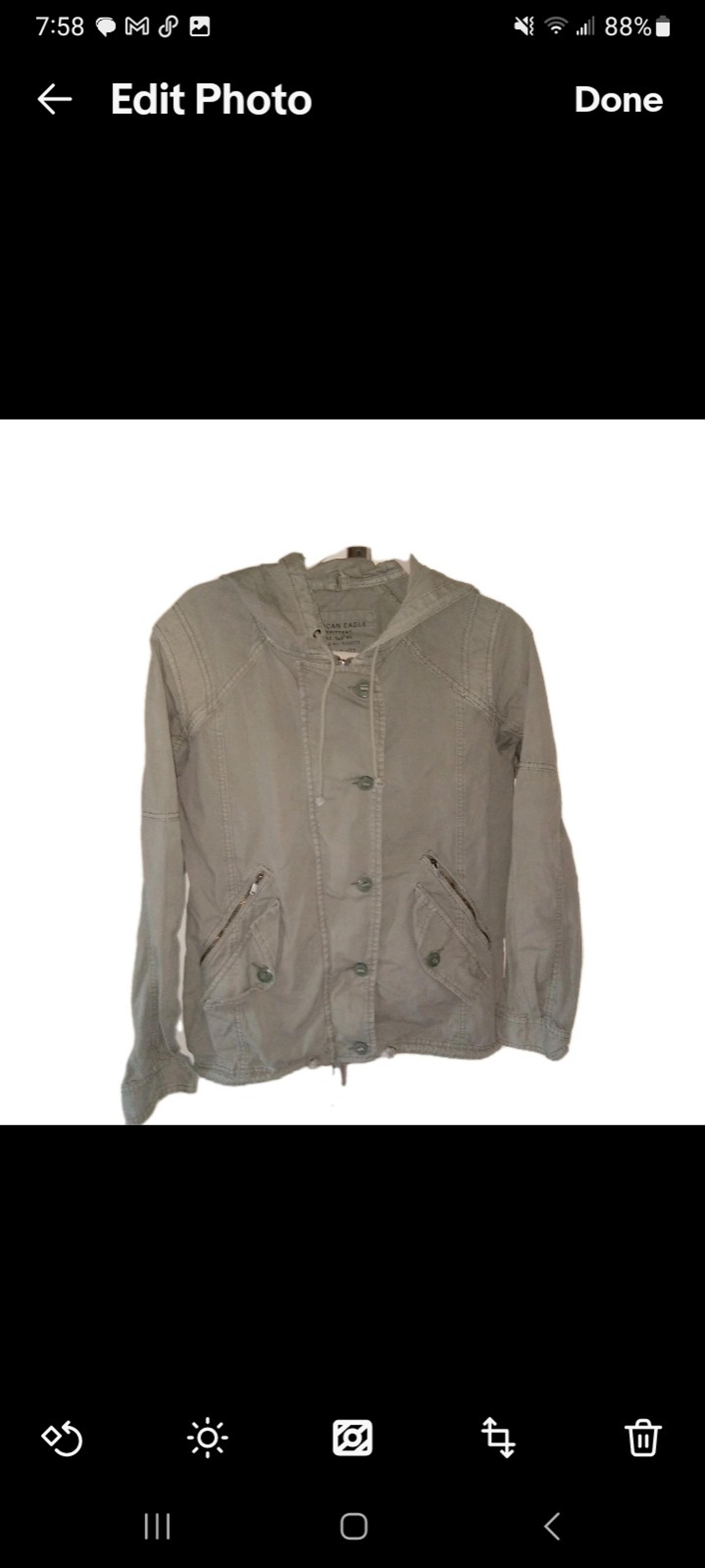 American Eagle Hooded Cotton Jacket SP