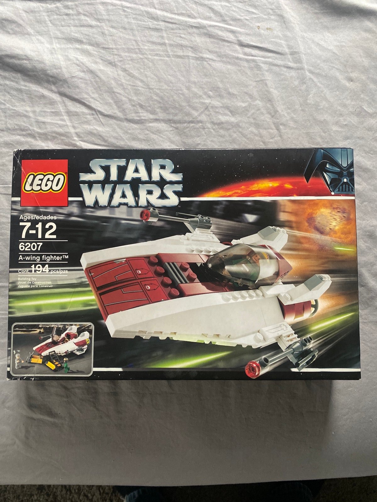 6207 Star Wars Lego A-wing fighter sealed