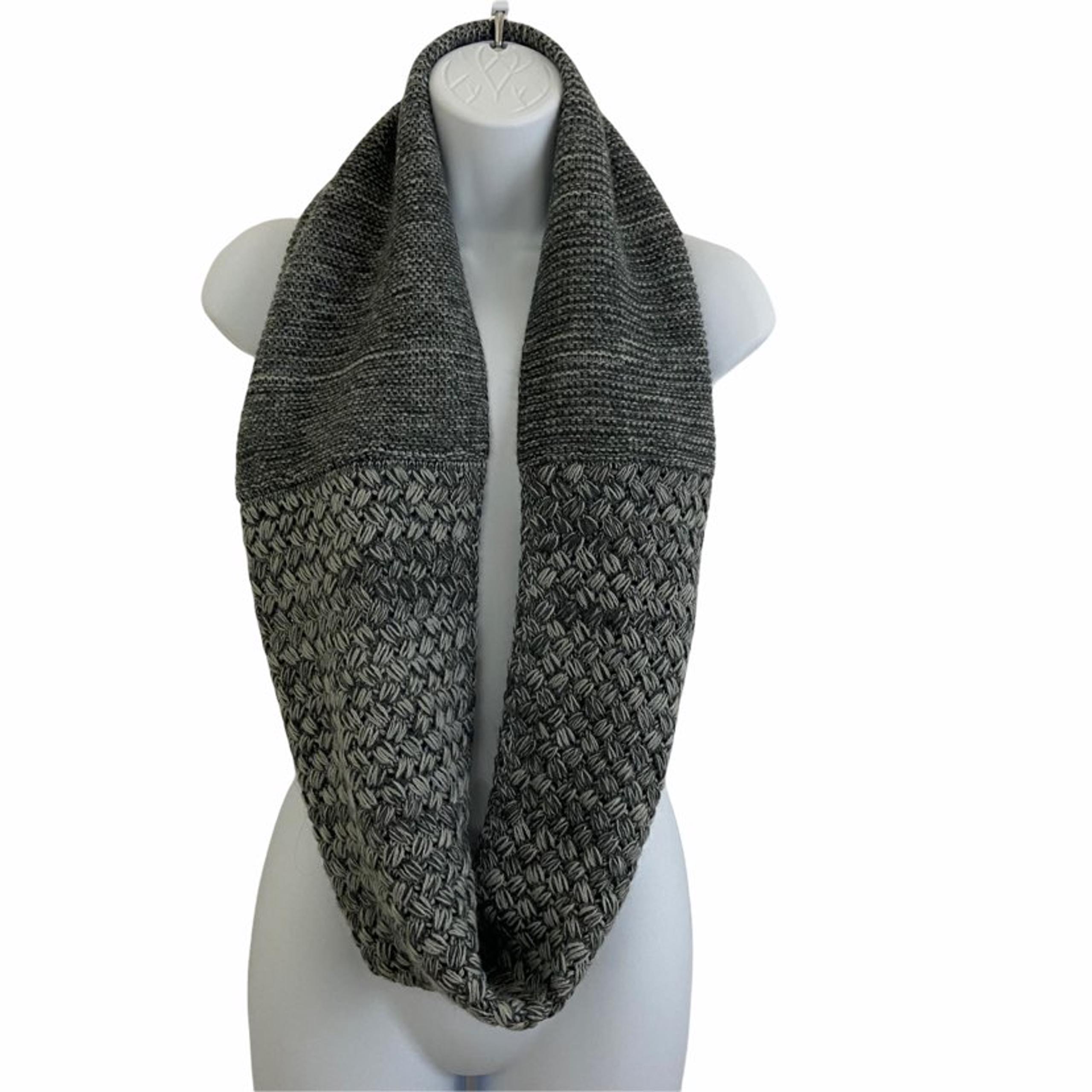 BearPaw Heather Grey Infinity Scarf