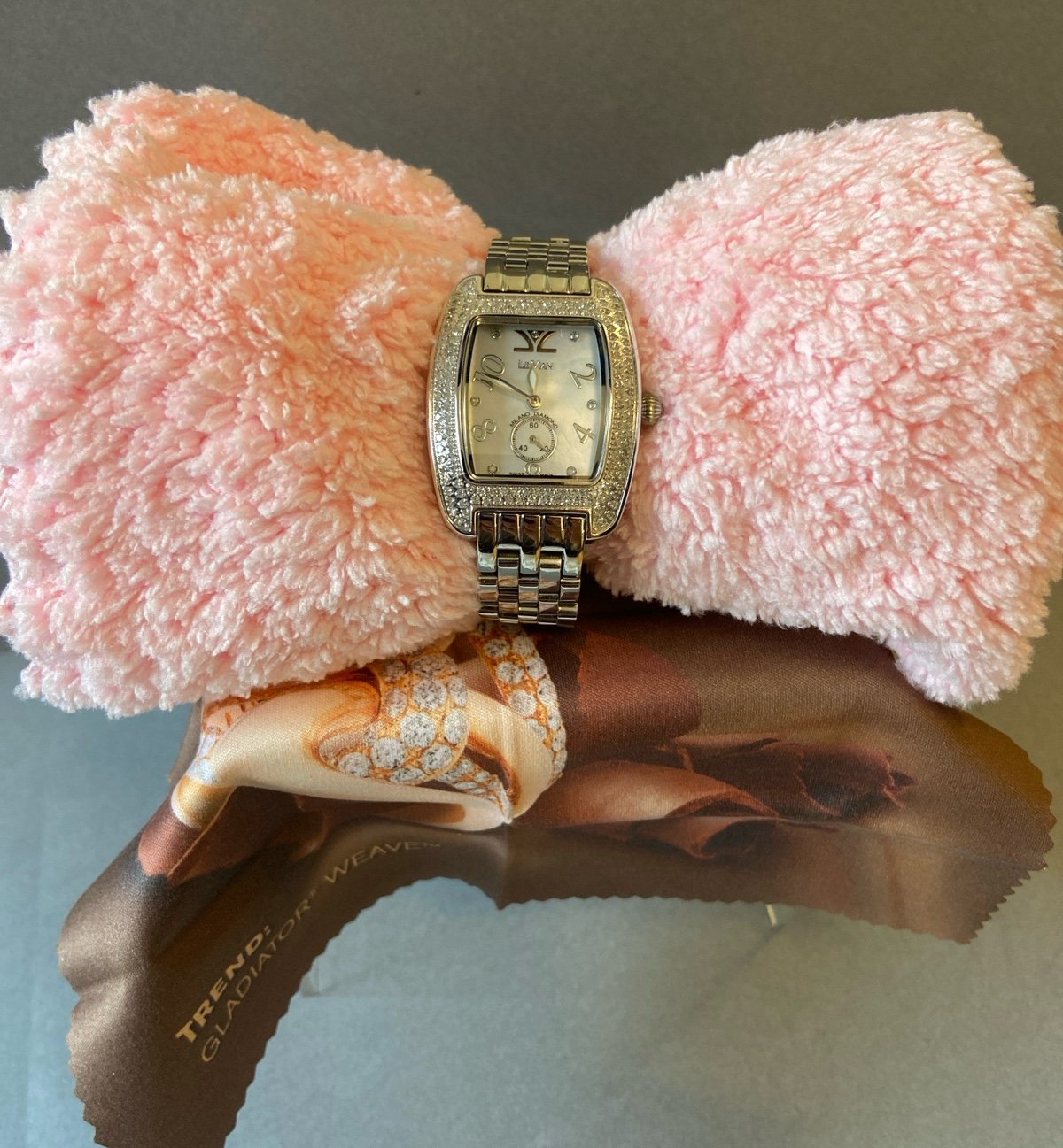 LeVian women’s Watch - Stainless Steel - Nude Dianonds