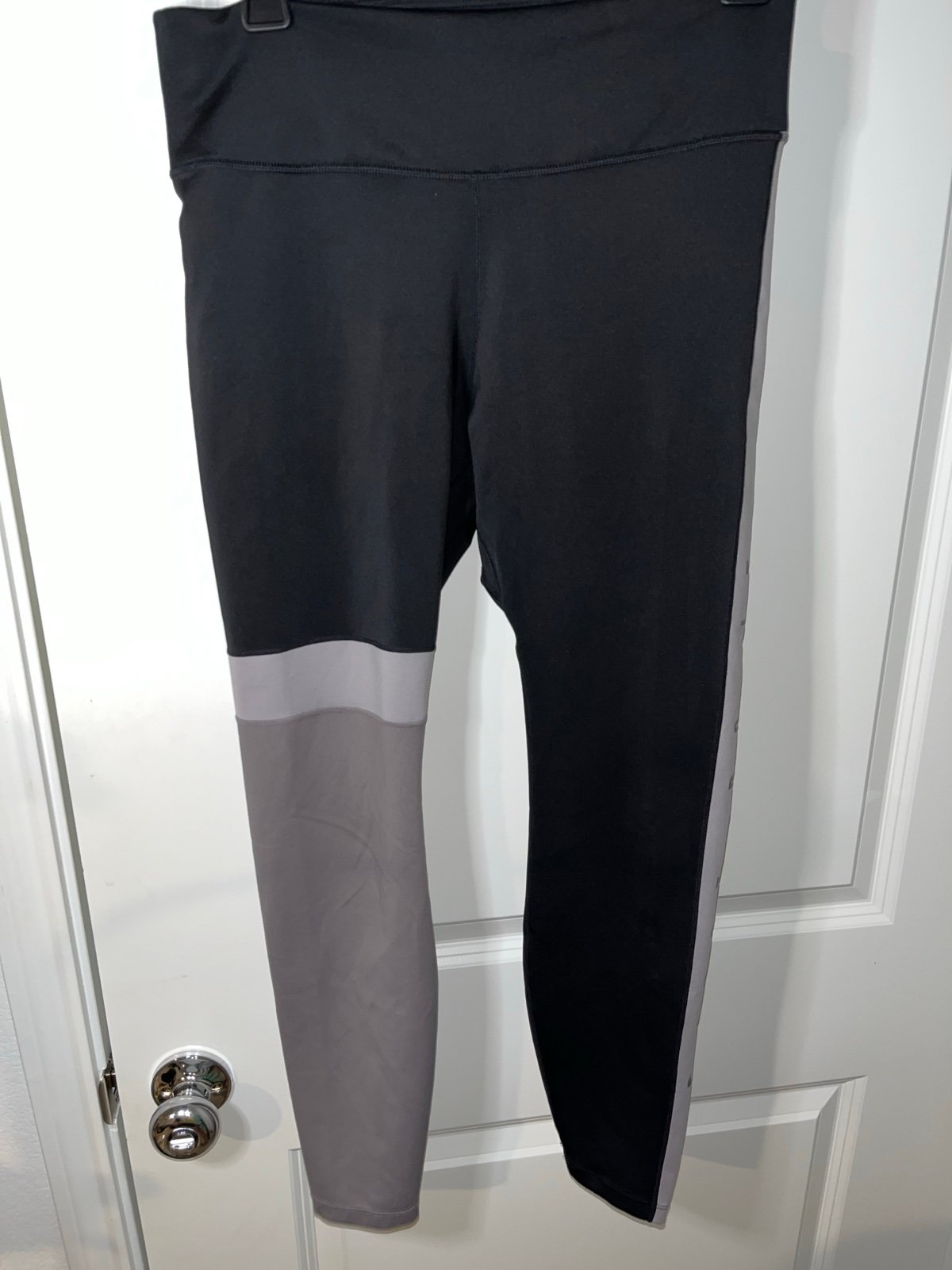 NIKE Dri-FIT Built in Pocket ‘JUST DO IT’ Stretch ActiveWear Leggings Sz Large