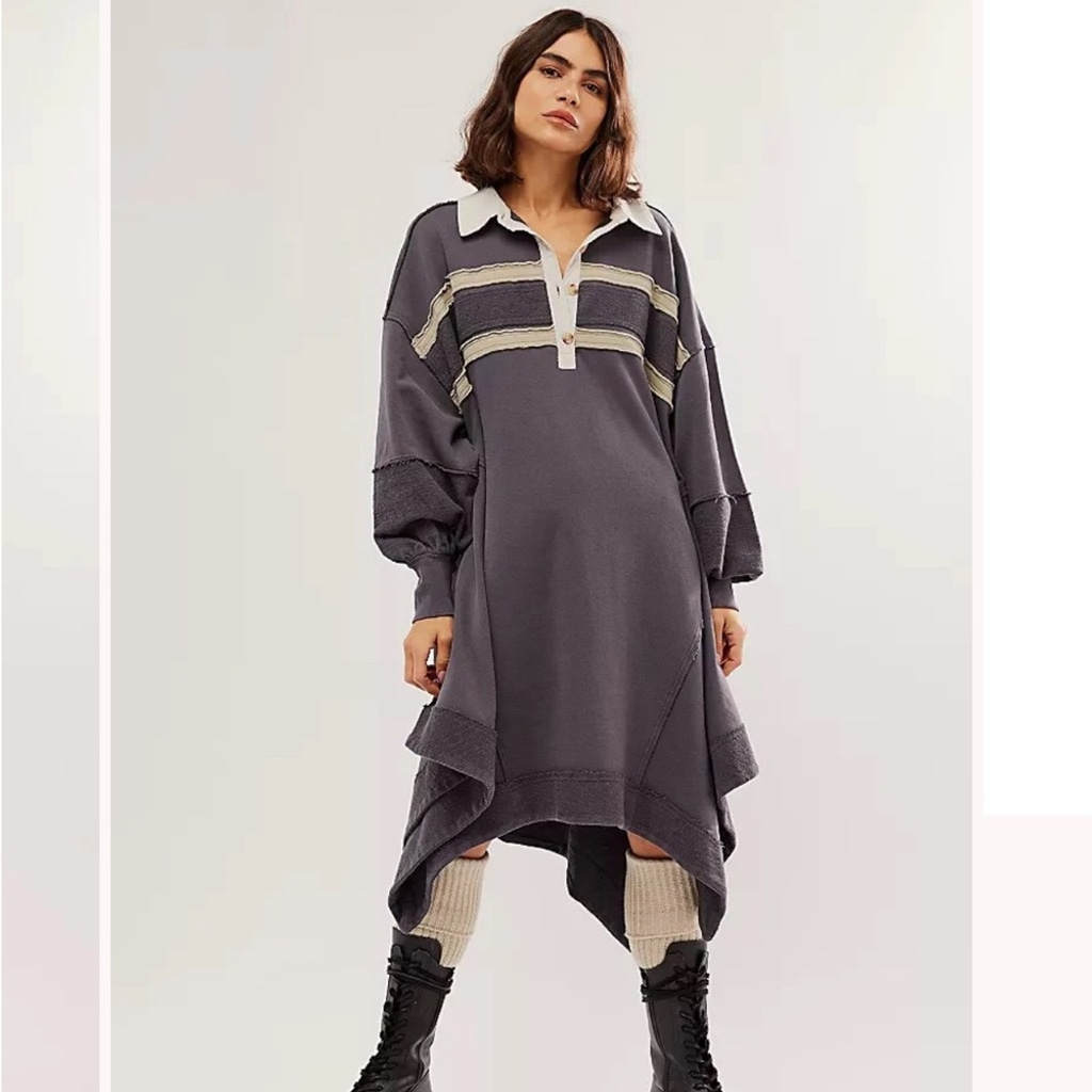 NWT Free People Blair Sweatshirt Dress