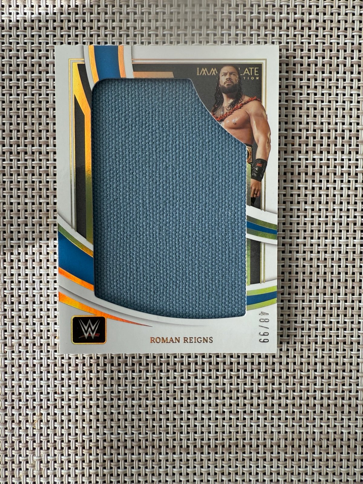 WWE 2022 Immaculate Jumbo Ring Canvas Roman Reigns
