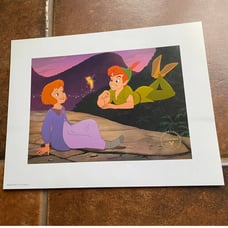 Disney Peter Pan 2002 Exclusive Commemorative Litograph Print