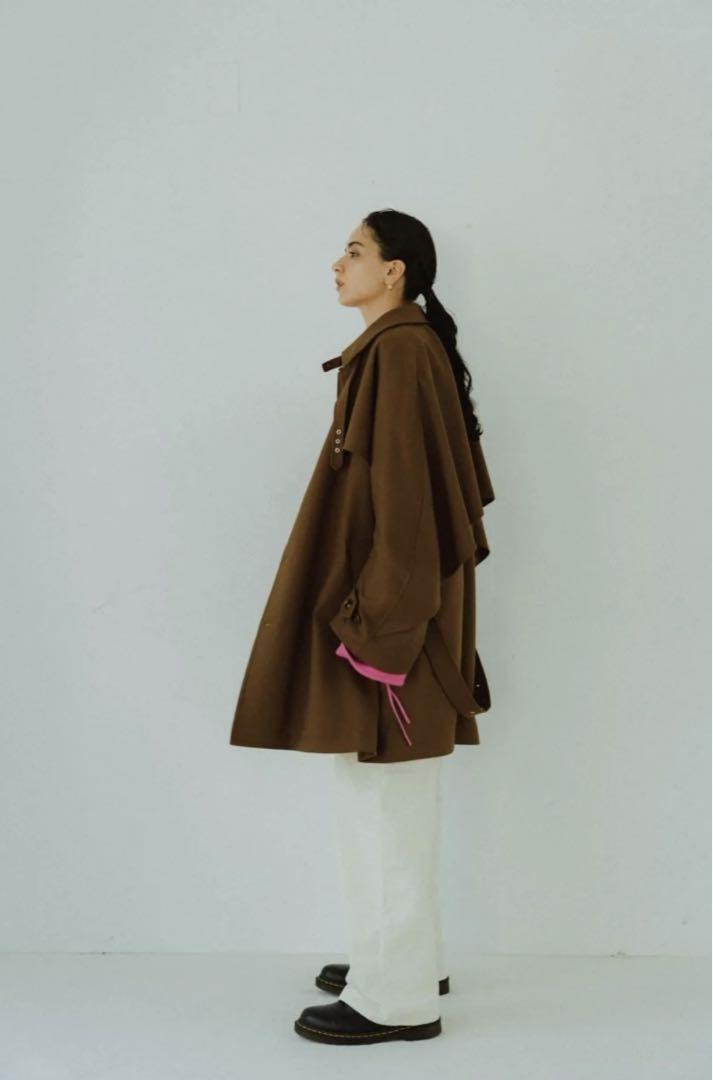 Knuth Marf 3-way dolman trench coat/brown