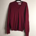 Peter Scott 100% lambs wool V neck pullover fall sweater