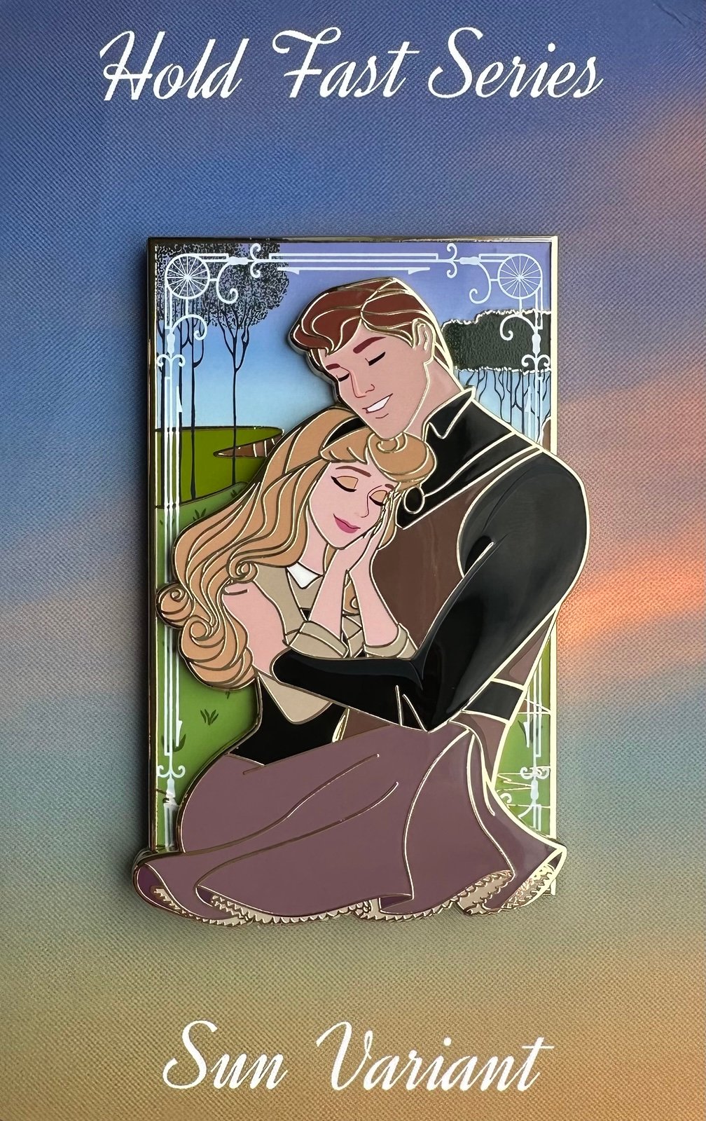 Nostalgic Pins Hold Fast Aurora Briar Rose Philip Sun Day Variant Fantasy Pin