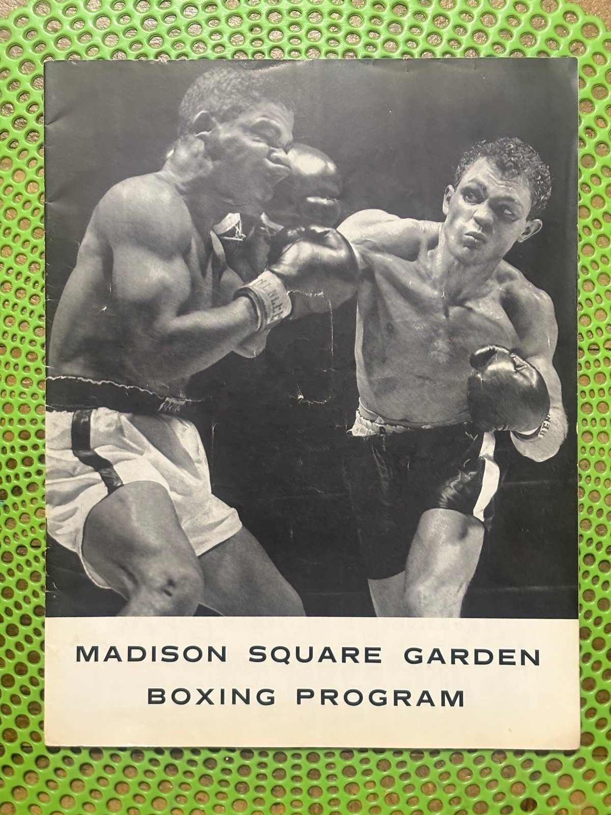 Cassius Clay / Ali v Jones MSG Boxing Program w/ Fight Insert, March 13, 1963