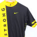 NIKE Livestrong Cycling Jersey Mens Yellow Half Zip Sleeveless Size Medium M