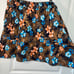 Lands' End Plus Size Crinkle Pull-On Pockets Tiered StretchTropical Skirt Sz 2XL