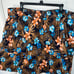 Lands' End Plus Size Crinkle Pull-On Pockets Tiered StretchTropical Skirt Sz 2XL