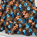 Lands' End Plus Size Crinkle Pull-On Pockets Tiered StretchTropical Skirt Sz 2XL