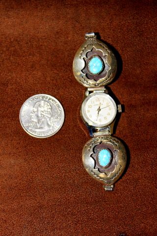 Signed Navajo Watch and Tips