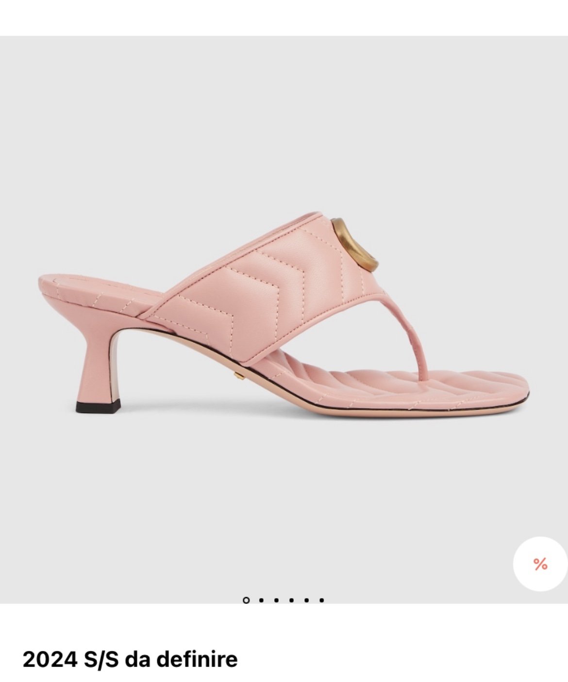 Thong Leather GG women’s heel