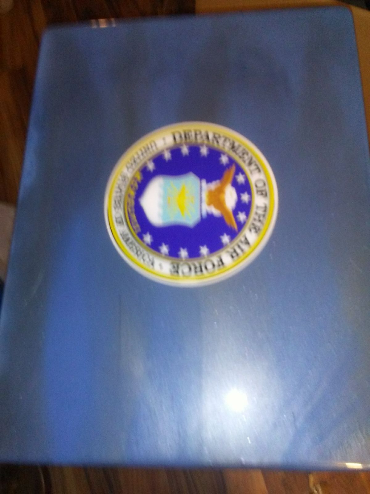 U.S. Air Force Epoxy Resin TV Tray