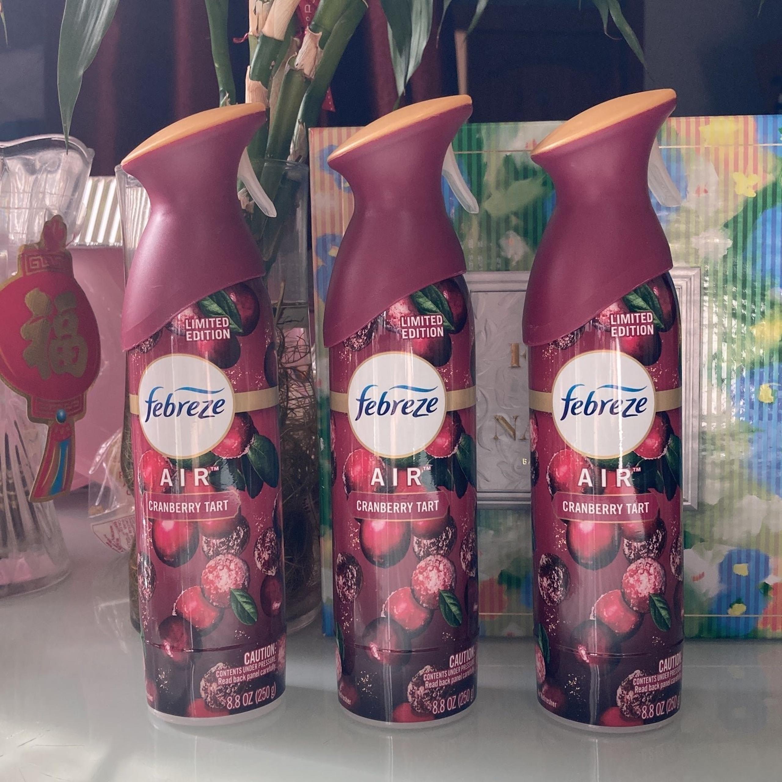 Febreze Air Freshener Spray Cranberry Tart Set of 3