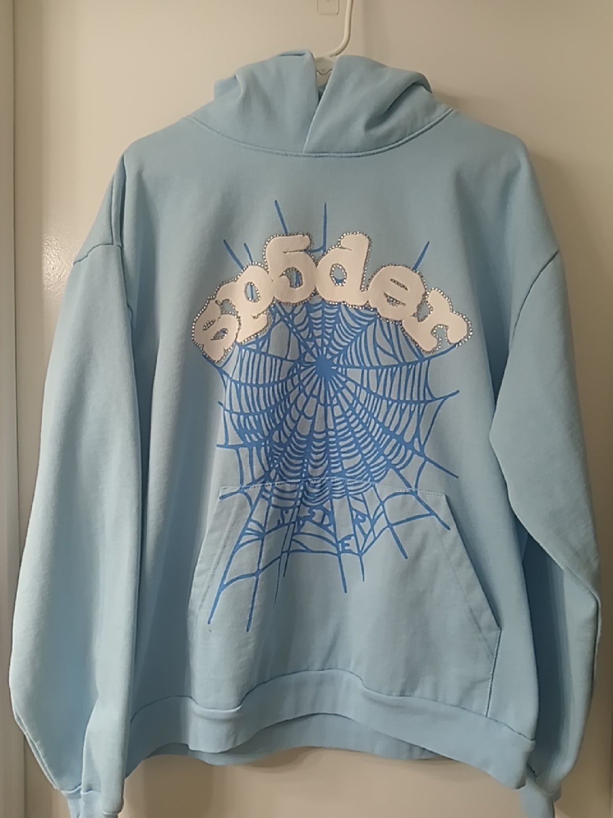 Sp5der Blue Hoodie